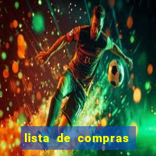 lista de compras para casa nova